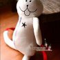 17" Super Cute Soft Hand Short Floss Plush Backpack Bag School Campus Bag White