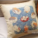 18" Japan Anime Natsume Yuujinchou Nyanko Sensei Cat Cushion Pillow Case Cover