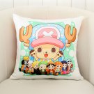 JP Anime ONE PIECE Wanted Pirate Tony Tony Chopper & Luffy Zoro Cushion Pillow