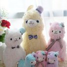 18" X'Mas Gift Arpakasso Alpacasso Llama Animals Alpaca with Hat Bowknot Yellow