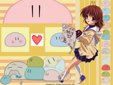 15"Clannad Dango Marshmallow Cuddle Stuffed Plush Cushion Pillow Doll Toy Purple