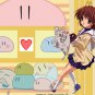 15"Clannad Dango Marshmallow Cuddle Stuffed Plush Cushion Pillow Doll Toy Purple