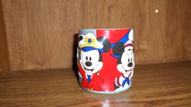 DISNEY CRUISE LINE MUG CUP MICKEY MINNIE