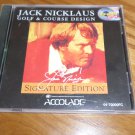 JACK NICKLAS GOLF AND COURSE DISIGN PC GAME