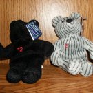 TWO NEW YORK YANKEE BEARS JETER & CLEMENS