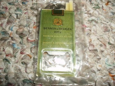 BENSON AND HEDGES CIGARETTES KEYCHAIN/BOTTLE OPENER