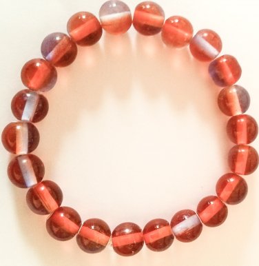 Stretch bracelet light red