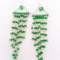 Green Chandelier earrings