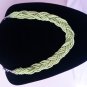 Green statement necklace