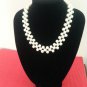 Elegant glass bead necklace