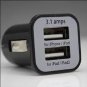 Dual USB Car Charger Adapter-3 Pack- for Any USB Device