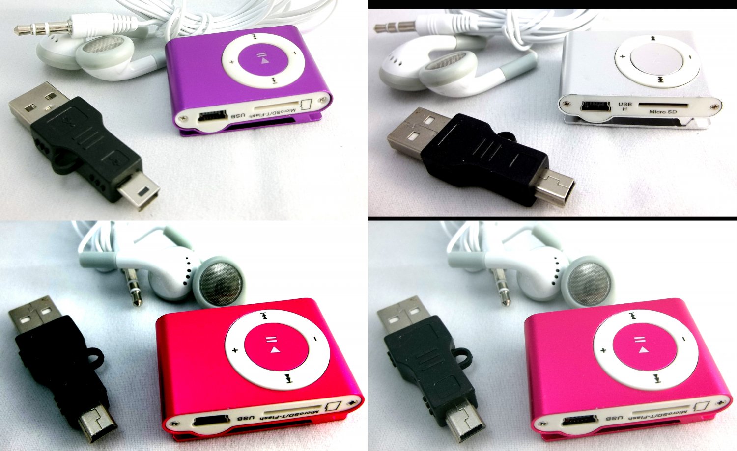 Mini Clipon Metal USB MP3 Music Media Player With Micro TF/SD card