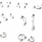 316L Surgical Steel Body Piercing Jewelry- *Pack of 5* Many styles & sizes