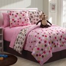 Girls Kids Bedding Reversible Monkey Multi-Color