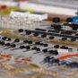 OVER 1500 PCS ELECTRONIC COMPONENTS LED TRANSISTORS CAPACITORS BREADBOARD LOT