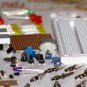 OVER 1500 PCS ELECTRONIC COMPONENTS LED TRANSISTORS CAPACITORS BREADBOARD LOT
