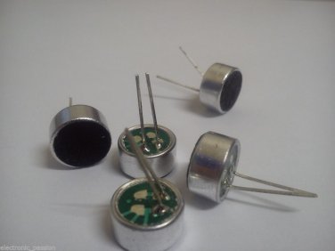 5 pcs Electret Microphone inserts with PCB pins Condenser Electronic Components