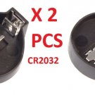 LOT OF 2 Battery Holder for CR2032 CR2025 CR2016 Electronic Comonents 3V