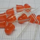 LOT OF 10 8mm RED LED STANDARD TRANSPARENT Electronic Components Diffused