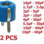 2 PCS Single Turn Variable Trimmer Capacitor Ceramic Electronic Components PCB