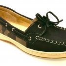 Women Boat shoes Black Camo