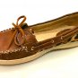 Women Boat shoes Brown Leopard
