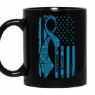 Autism awareness flag 11oz Mug Black
