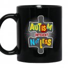 Autism is different not less Coffee Mug_Black