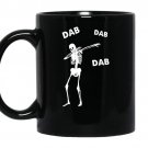 Dabbing skeleton Coffee Mug_Black