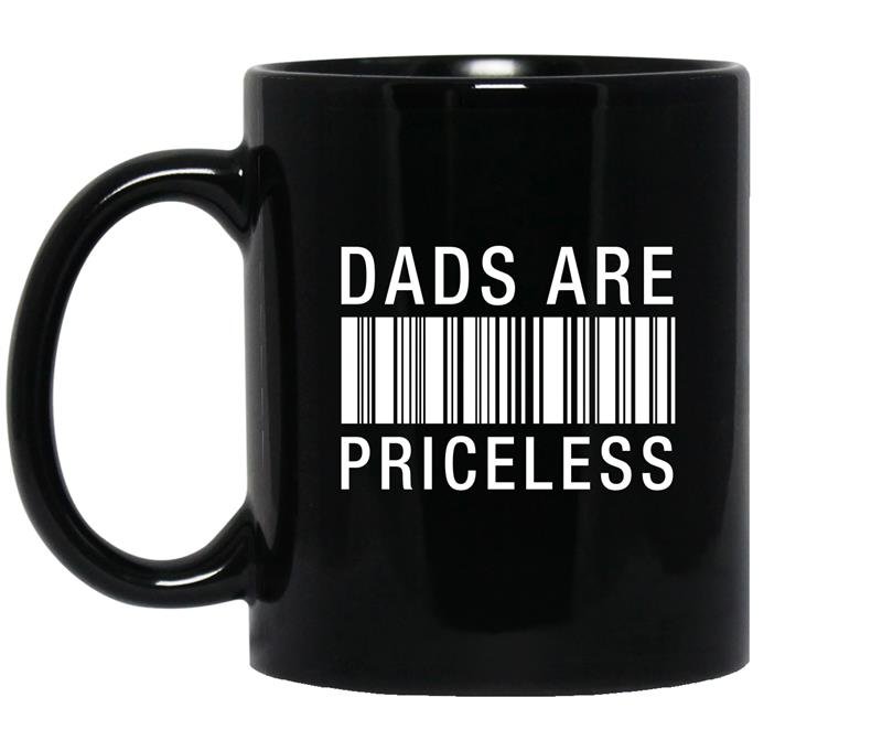 Dads are priceless Coffee Mug_Black Father's day gift