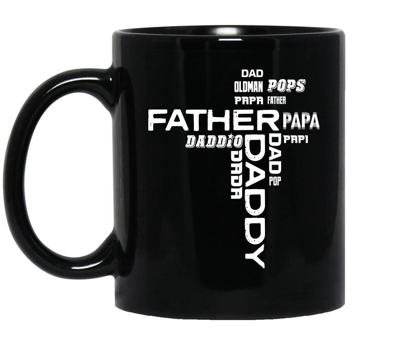 Father-papa-daddy Coffee Mug_Black Father's day gift