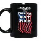 Freedom isn't free-veteran Coffee Mug_Black