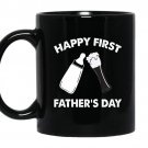 Happy first father's day Coffee Mug_Black