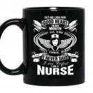 I'm a nurse-nursing school Coffee Mug_Black