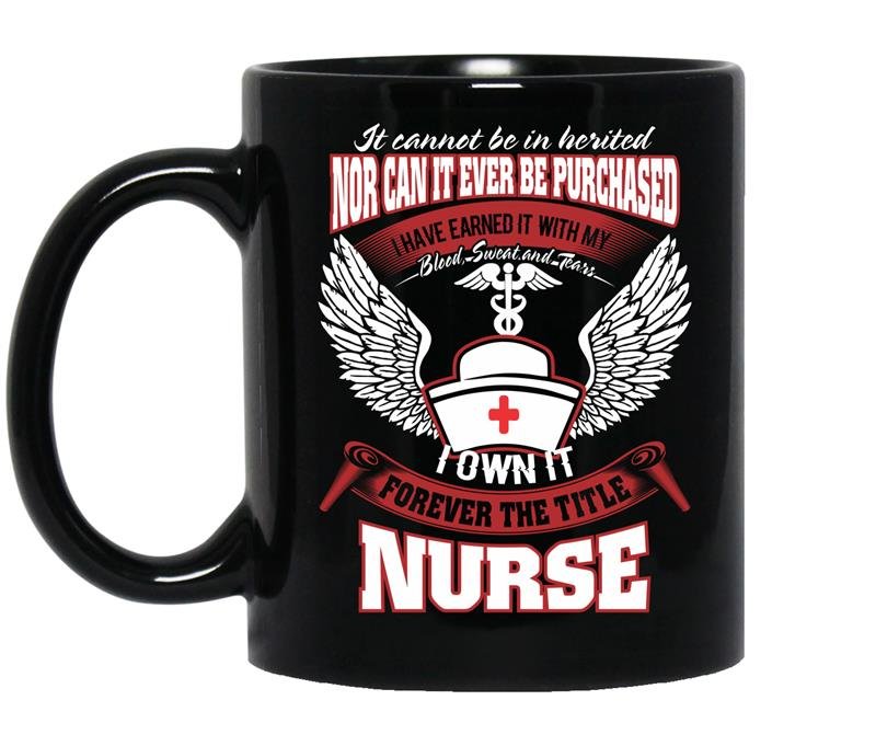 I own it forever the title nurse Coffee Mug_Black