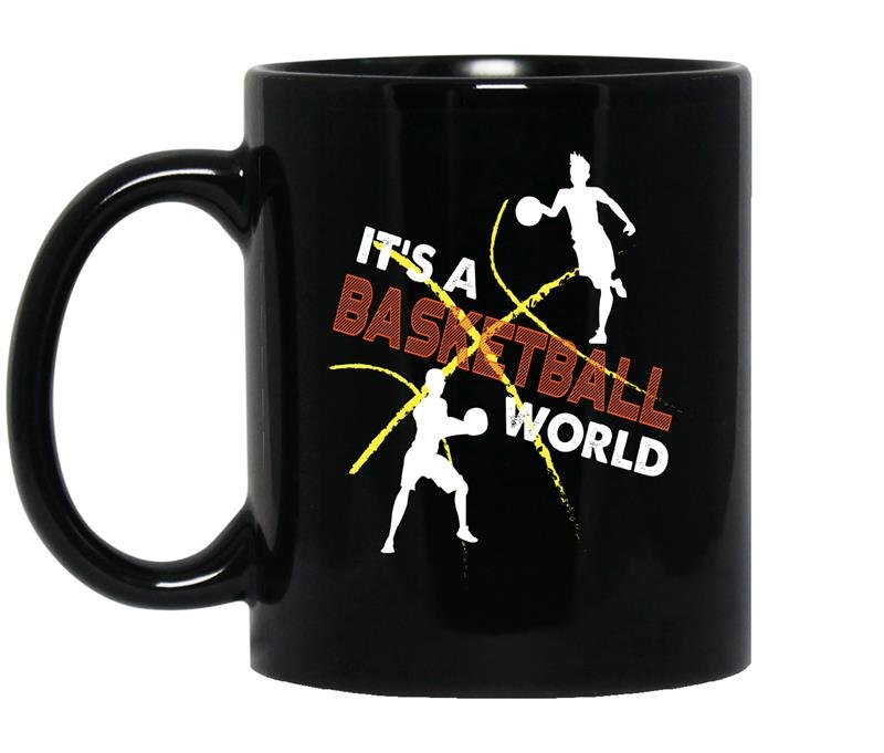 It's a basketball world Coffee Mug_Black