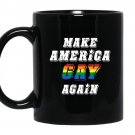 Make America gay again LGBT Coffee Mug_Black