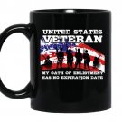 My oath of enlistment has no expiration date-US veteran Coffee Mug_Black