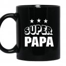 Super papa Coffee Mug_Black Father's day gift