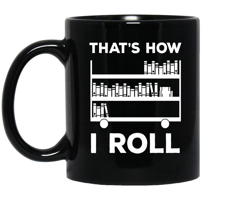 That's how i roll coffee Mug_Black Book lover
