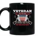 Veteran don't think because my time has ended Coffee Mug_Black