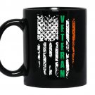veteran American flag coffee Mug_Black
