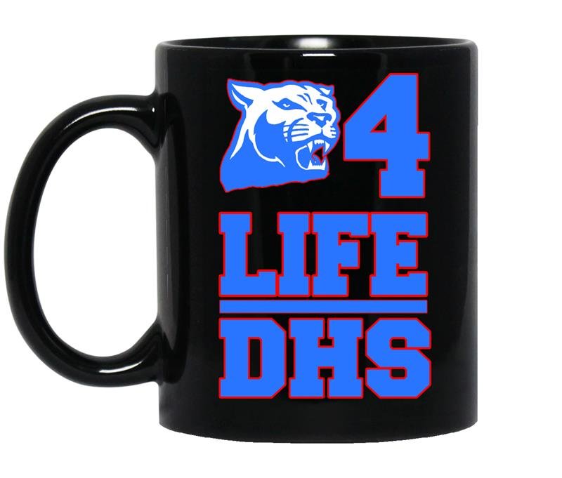 4 life dhs coffee Mug_Black