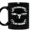 A life behind bars is my freedom coffee Mug_Black