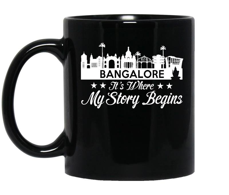 Bangalore its where my story begins Coffee Mug_Black
