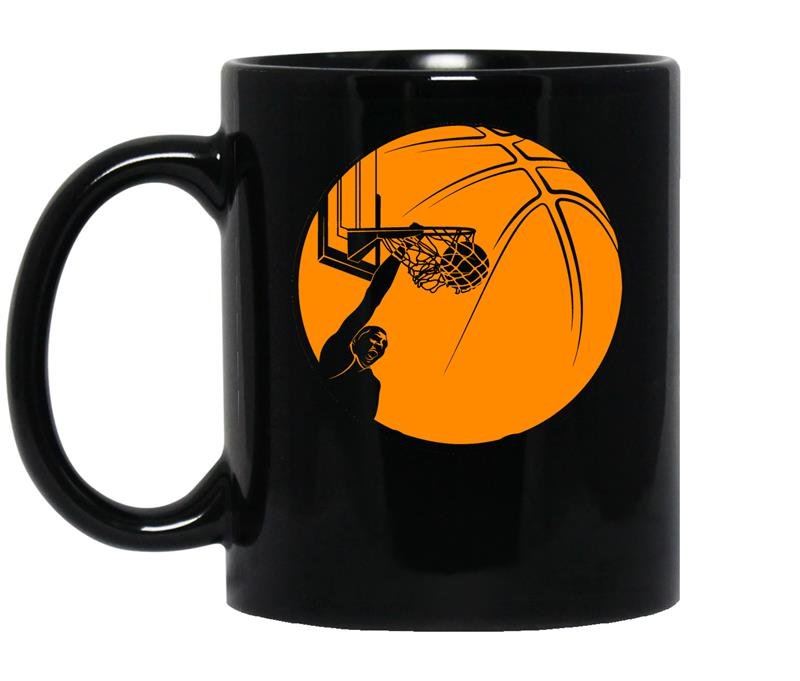 Basket ball Coffee Mug_Black