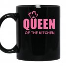 Chef queen of the kitchen Coffee Mug_Black