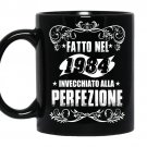 Fatto nel 1984 invecchiato alla perfezione coffee Mug_Black