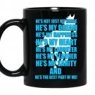Hes not just my horse Coffee Mug_Black