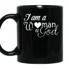 I am a woman of god coffee Mug_Black